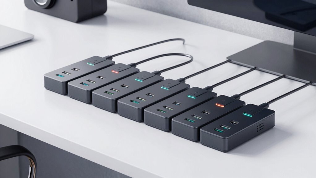top desk power strip options