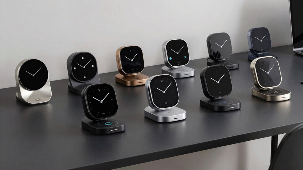 top premium charging desk clocks