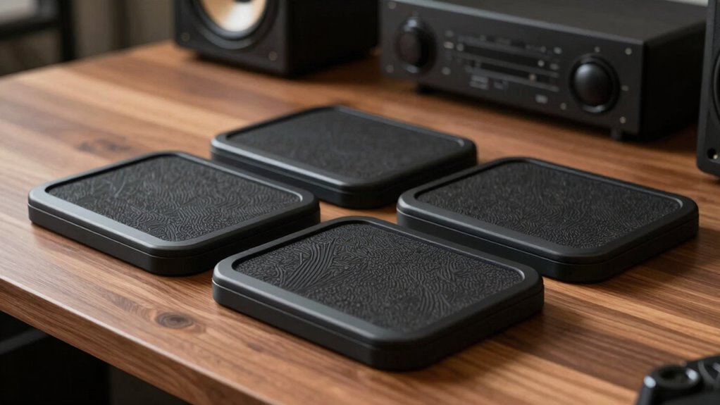 top subwoofer isolation pads