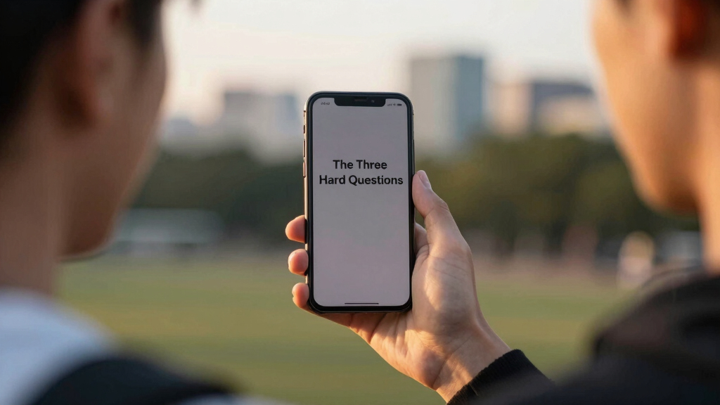 AMÁLIA · The Three Hard Questions.
