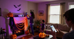 A Haunted Home Makeover With AI Halloween Decor