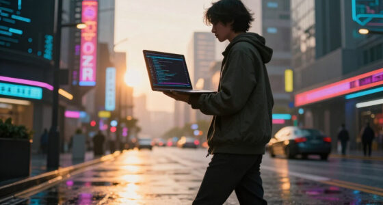 A Walkable ASCII Cyberpunk City In One HTML File [Video]