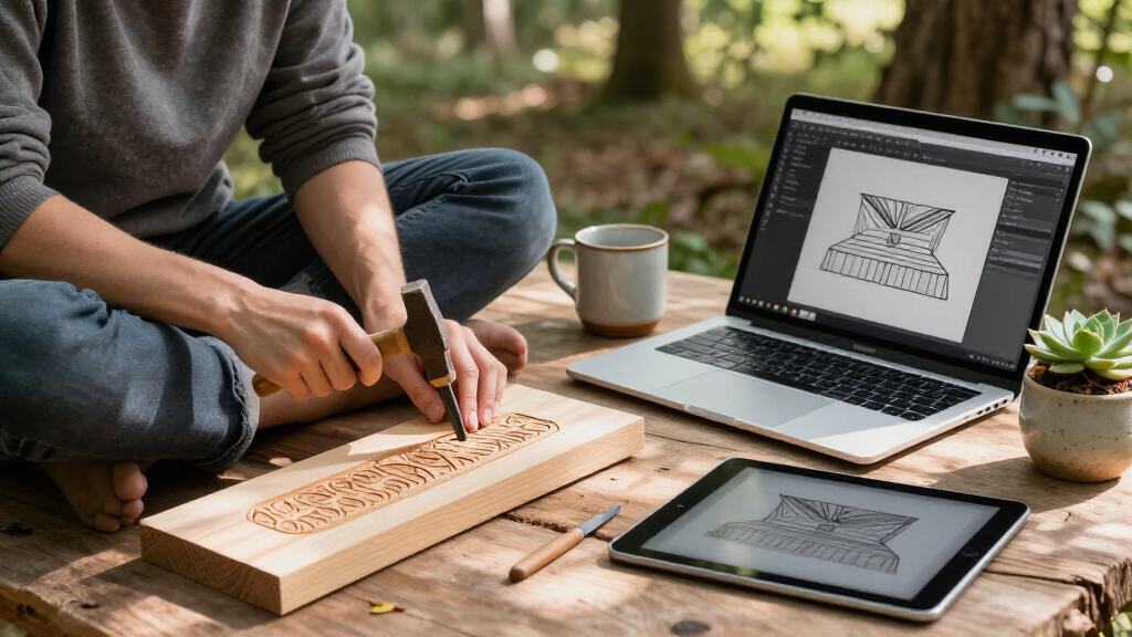 AI In Action: Crafting 'The Runestone Field' SVG Carving Animation