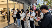Apple's iPhone 18 Goes On Sale As Customers Line Up At Stores Worldwide