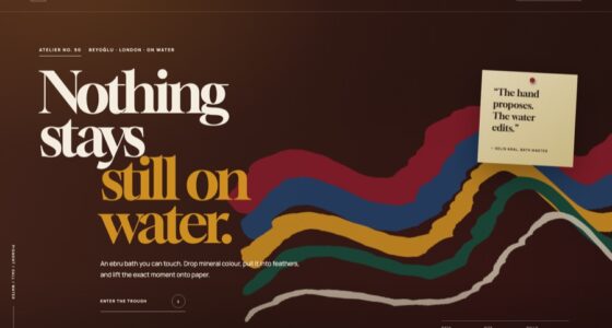 The Marbling Bath — Ebru Atelier & Live Print Trough (FABLE/175)