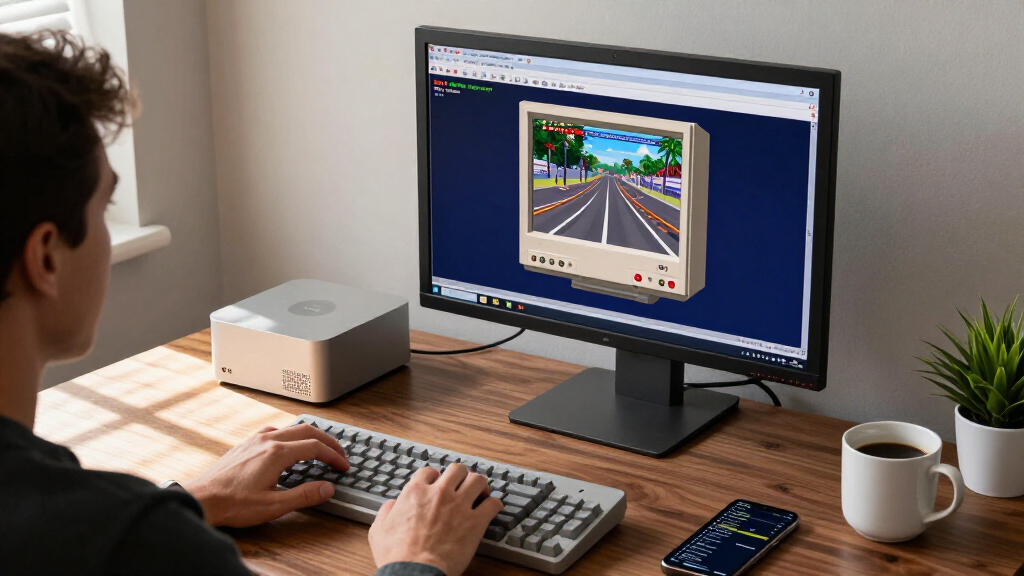 Pentium II At 600Mhz With Voodoo 3 Emulated On 86Box With M6 Mac Mini