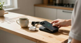 GETPALS 3-In-1 Foldable Wireless Charging Station For iPhone, Apple Watch & AirPods $9.15