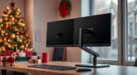 VIVO Dual Monitor Desk Mount: A Holiday Desk Upgrade